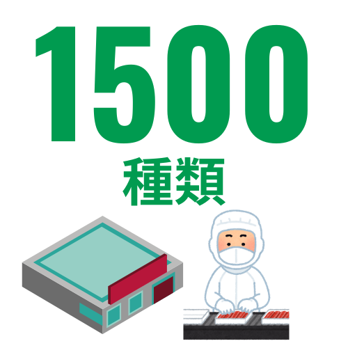 1500種